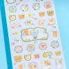 Rilakkuma Swan & Golden Flower Stickers - Spring Dance