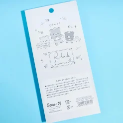 Rilakkuma Swan & Golden Flower Stickers - Spring Dance