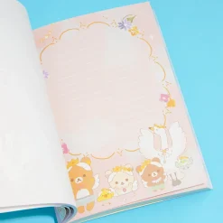 Rilakkuma Swan & Golden Flower Memo Pad