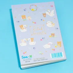 Rilakkuma Swan & Golden Flower Memo Pad