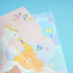 Rilakkuma Swan Ride A4 Clear Folder