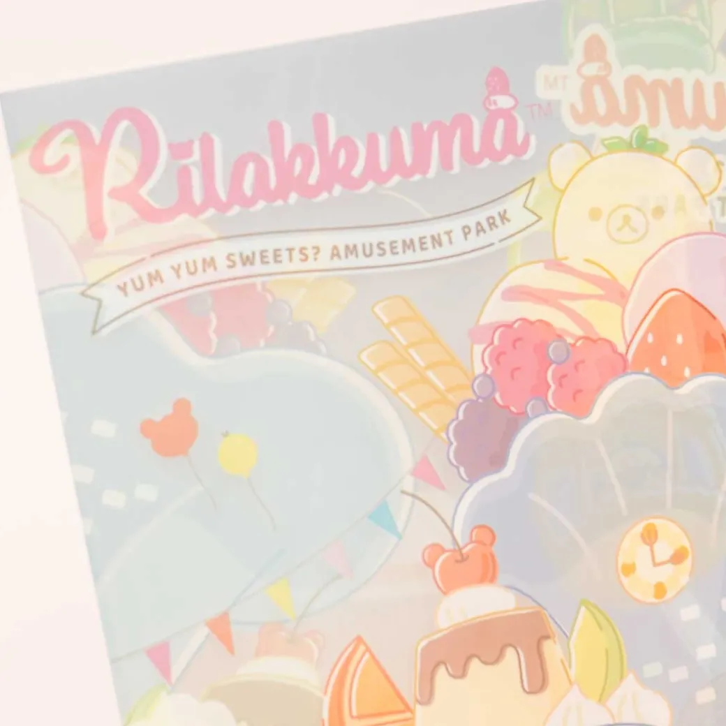 Rilakkuma Sweet Amusement Park Clear Folder