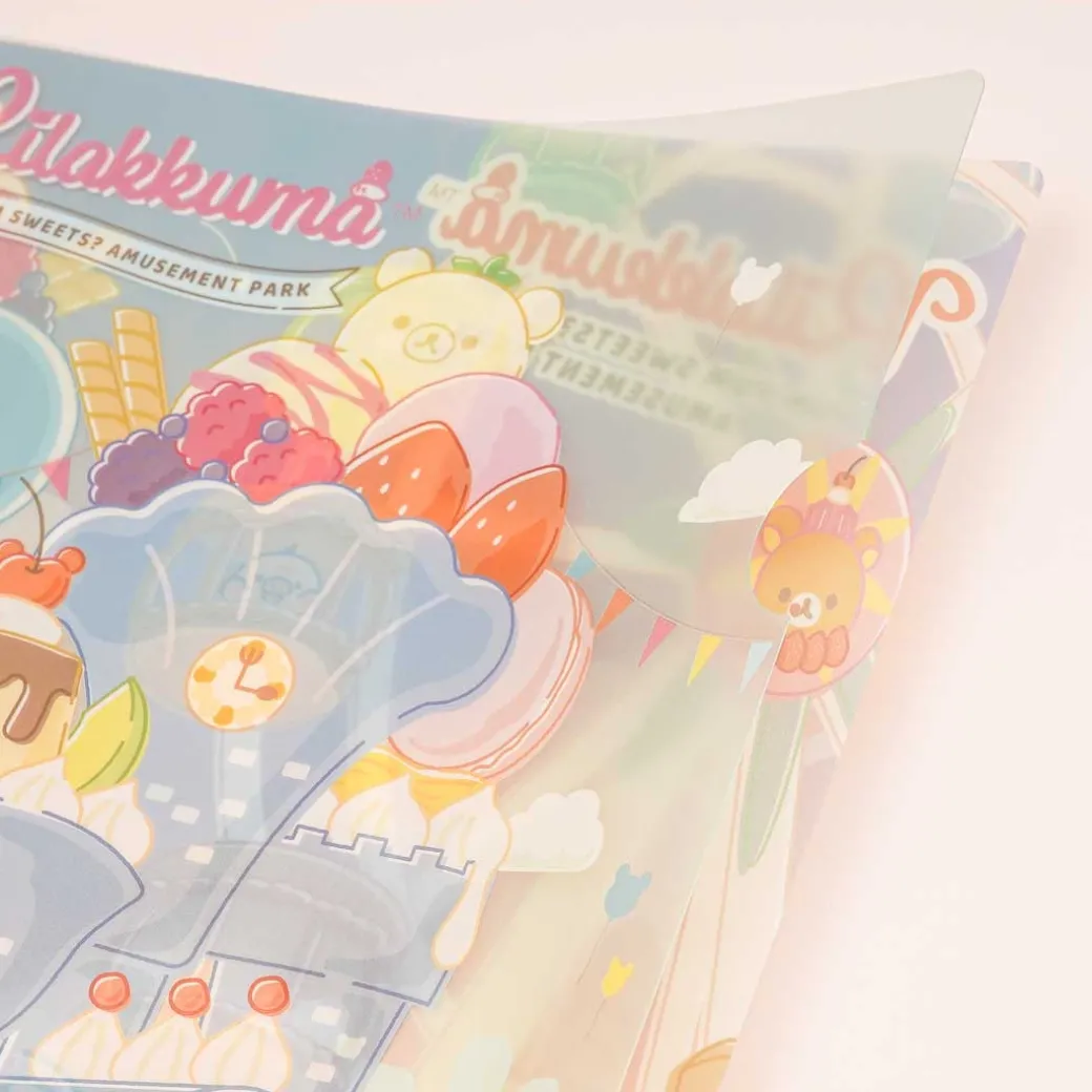 Rilakkuma Sweet Amusement Park Clear Folder