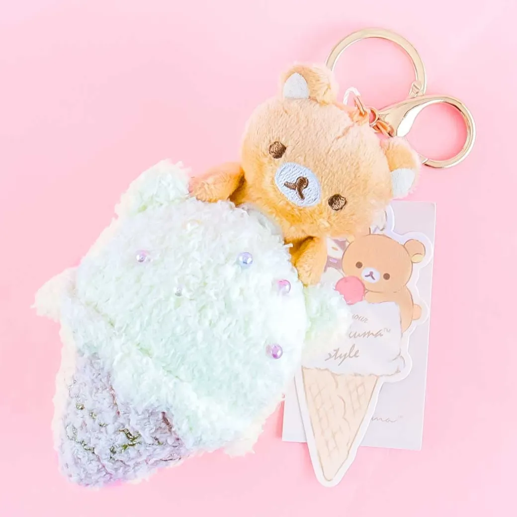 Rilakkuma Sweet Ice Cream Plushie Bag Charm