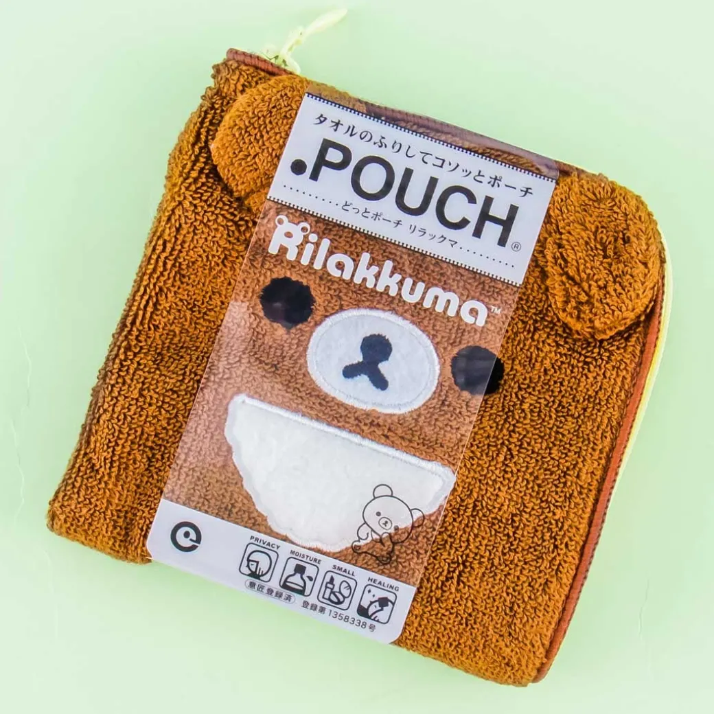 Rilakkuma Towel Pouch - Chairoikoguma