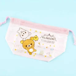 Rilakkuma Twinkle Pajama Party Drawstring Lunch Bag
