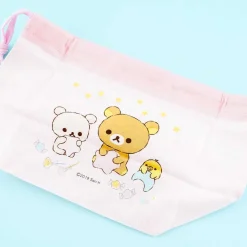 Rilakkuma Twinkle Pajama Party Drawstring Lunch Bag