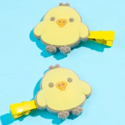 Rilakkuma Velvet Hair Clip - Kiiroitori