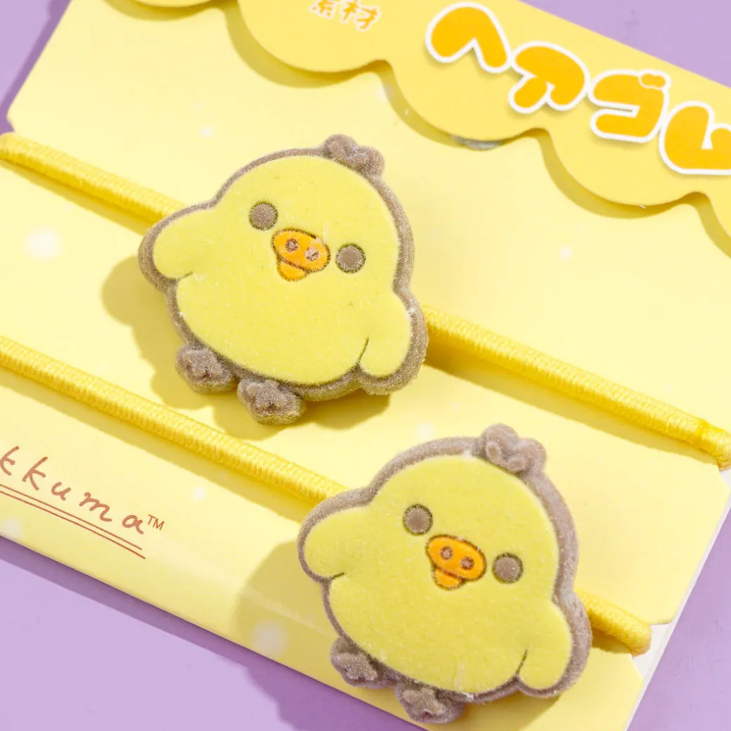Rilakkuma Velvet Hair Tie - Kiiroitori