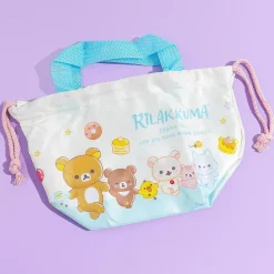 Rilakkuma Warm Smiles Gusseted Drawstring Handbag