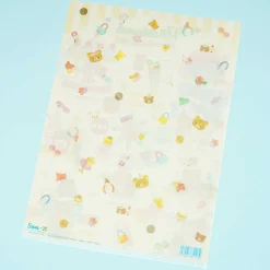 Rilakkuma Yum Yum Amusement Park Clear Folder