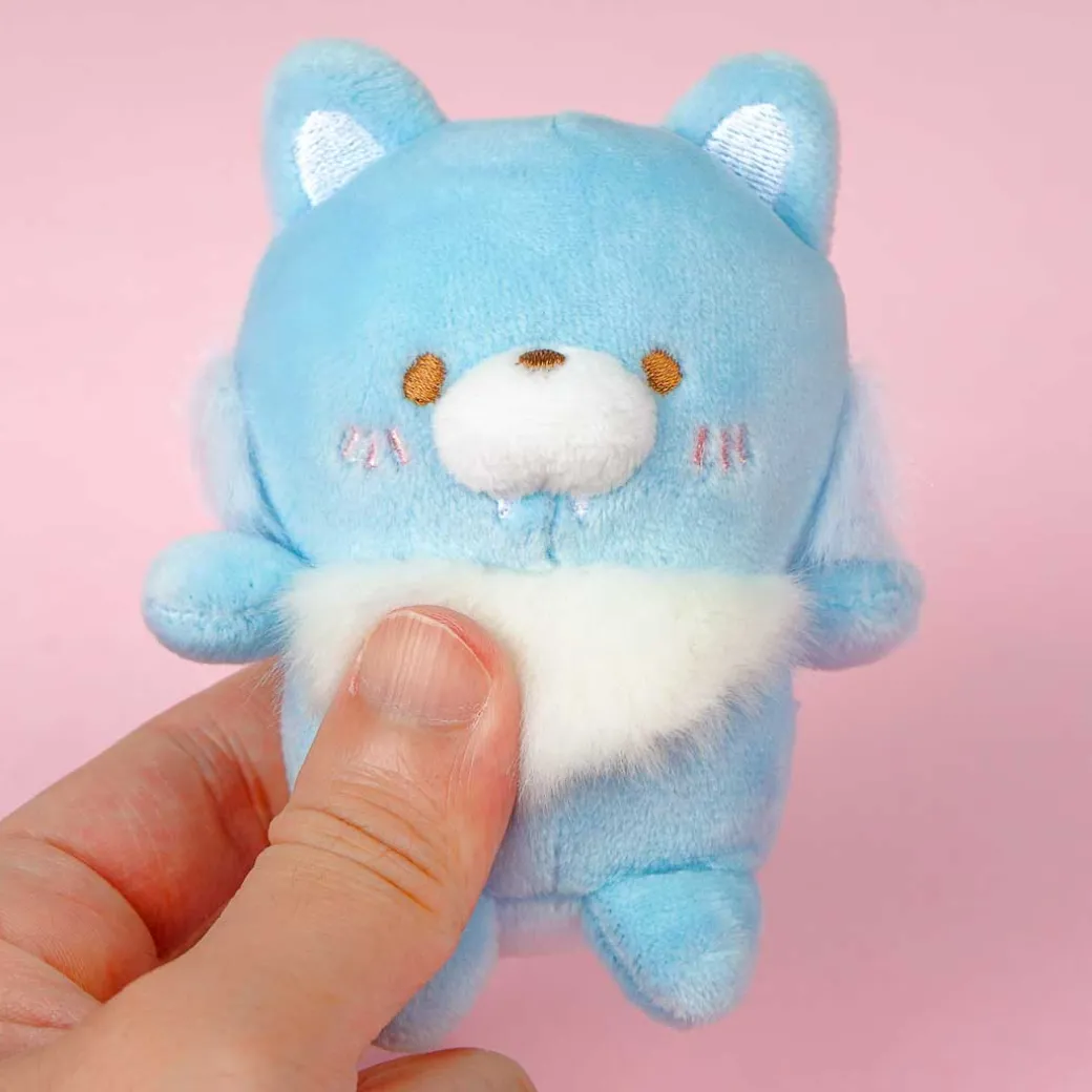 Rilakkuma's Friends Chubby Tenori Plushie - Aoikoookami / Mini