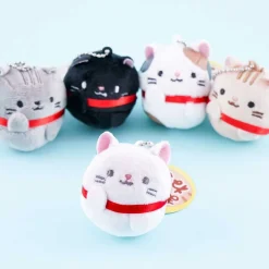 Round Cat Plushie Charm - Mini