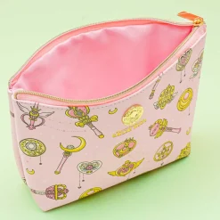 Sailor Moon Compacts & Wands Pink Pencil Case