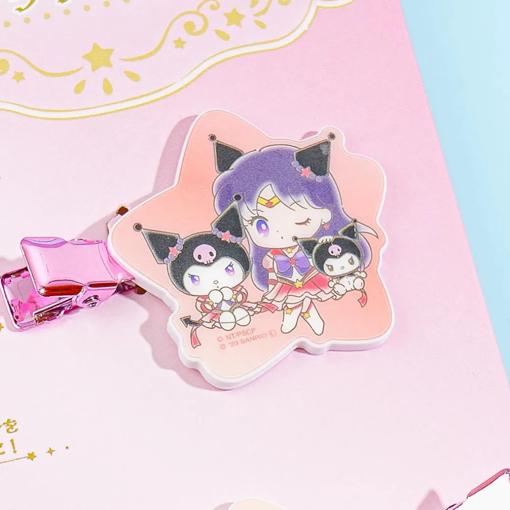 Sailor Moon Cosmos x Sanrio Characters Acrylic Hair Clip - Sailor Mars & Sailor Venus