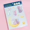 Sailor Moon Pretty Guardian Neko Big Clear Stickers