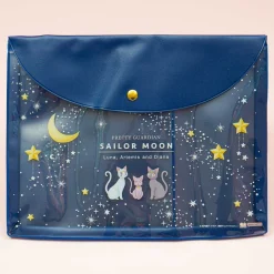 Sailor Moon Starry Cats Flat Pouch