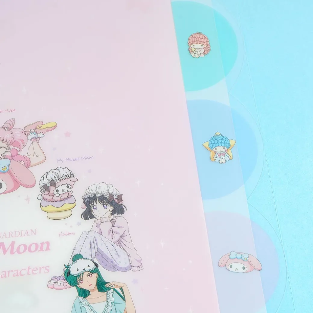 Sailor Moon x Sanrio Characters Pajama Party A4 File Folder