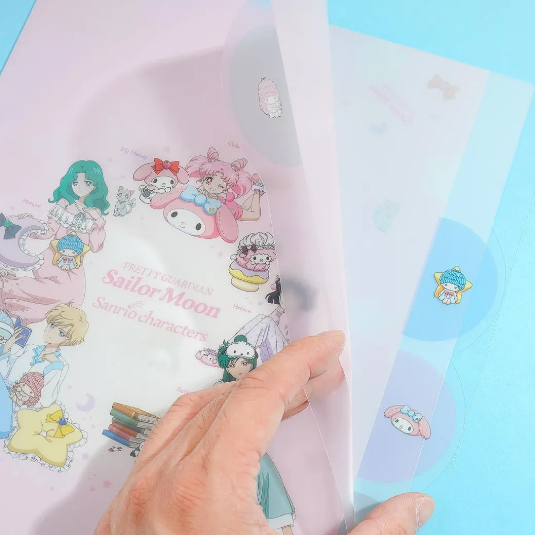 Sailor Moon x Sanrio Characters Pajama Party A4 File Folder