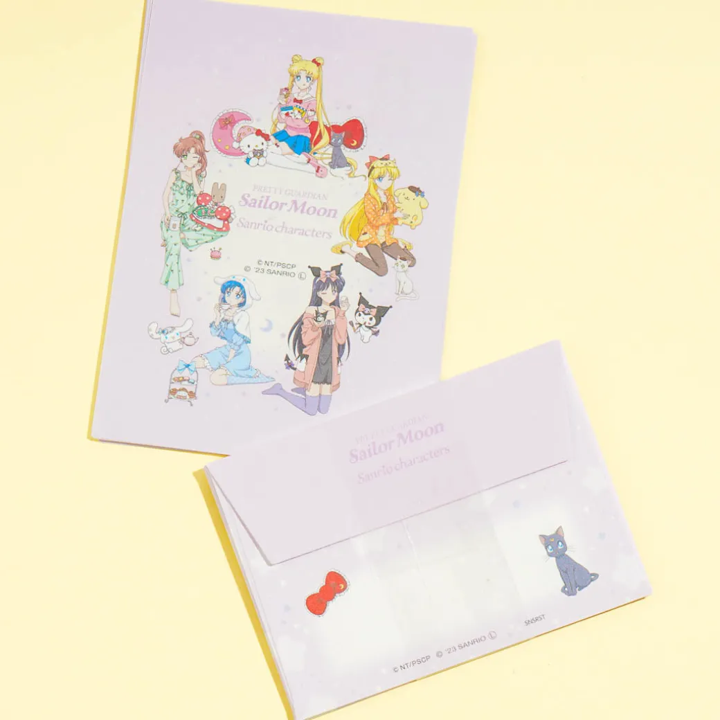 Sailor Moon x Sanrio Characters Sleepover Letter Set