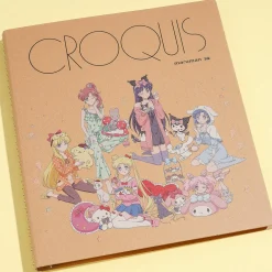 Sailor Moon x Sanrio Characters Pajama Party Sketchbook