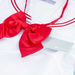 Sailor Suit Set - White & Red