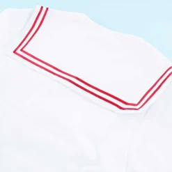 Sailor Suit Set - White & Red