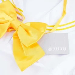 Sailor Suit Set - White & Yellow