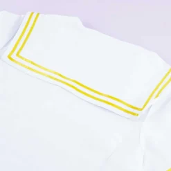 Sailor Suit Set - White & Yellow