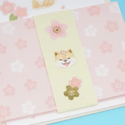Sakura Flowers & Shiba Inu Letter Set