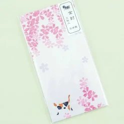 Sakura Neko Long Envelope Set - 3 pcs