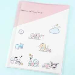 Sanrio Characters & Bedroom Objects Multi-Slot A4 File Folder