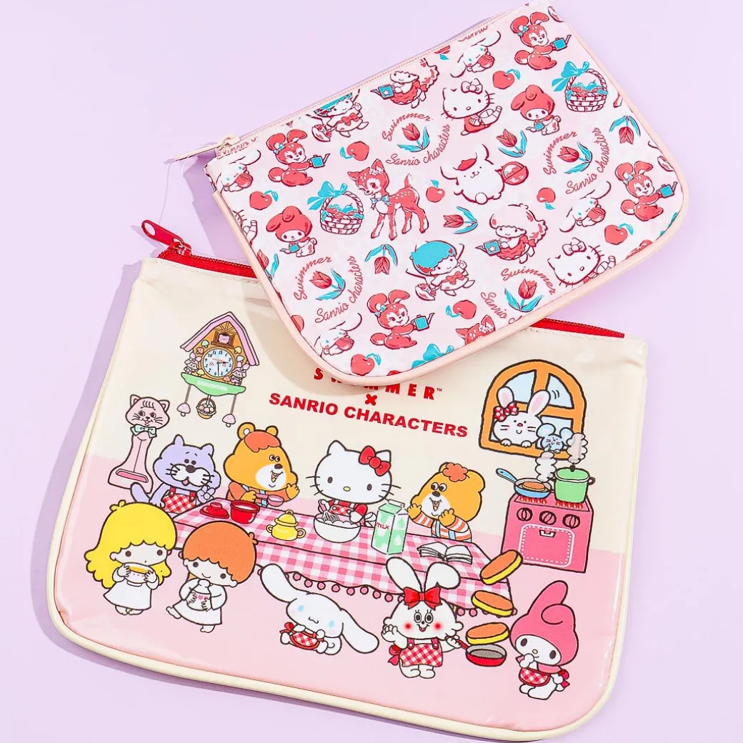Sanrio Characters x Swimmer Pouch Set