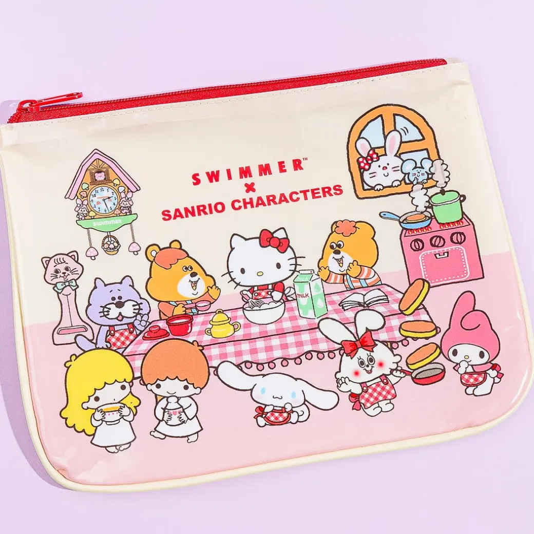 Sanrio Characters x Swimmer Pouch Set