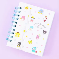Sanrio Characters Alphabet Mini Spiral Notebook