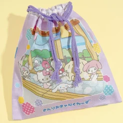 Sanrio Characters Ashiyu Drawstring Pouch