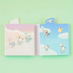 Sanrio Characters Balloon Fun Book-Style Mini Memo Pad
