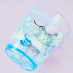 Sanrio Characters Balloon Fun Clear Blue Acrylic Cup