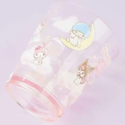 Sanrio Characters Balloon Fun Clear Pink Acrylic Cup