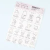 Sanrio Characters Bath & Laundry Items Index Sticker Sheet