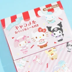 Sanrio Characters Cafe Secret Can Badge With Candy