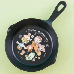 Sanrio Characters Camping Melamine Skillet Plate