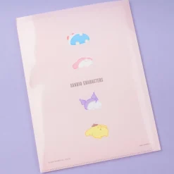 Sanrio Characters Chubby Cuties Die-Cut Clear Index Folder