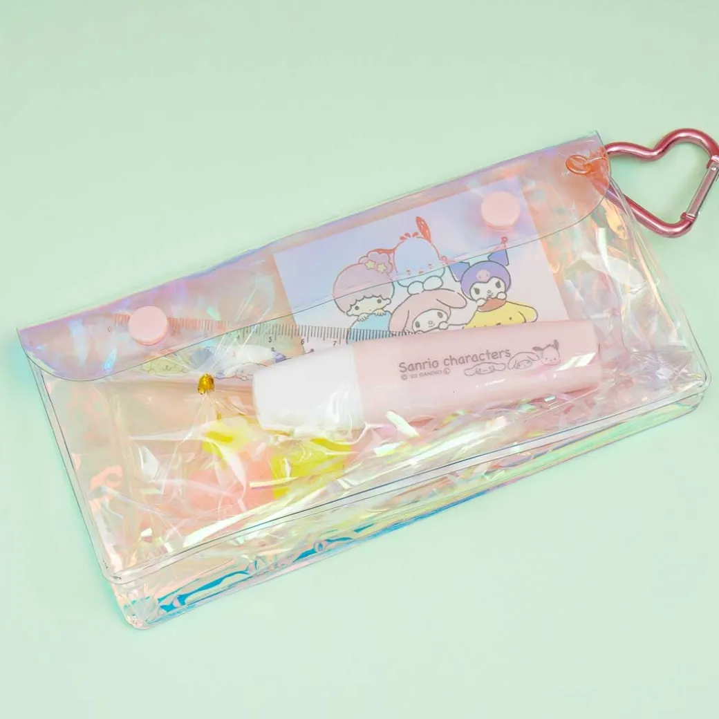 Sanrio Characters Clear Pouch Stationery Set
