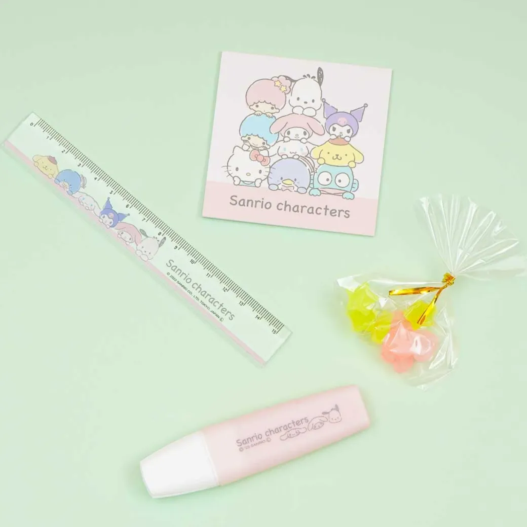 Sanrio Characters Clear Pouch Stationery Set
