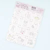Sanrio Characters Clothing Index Sticker Sheet