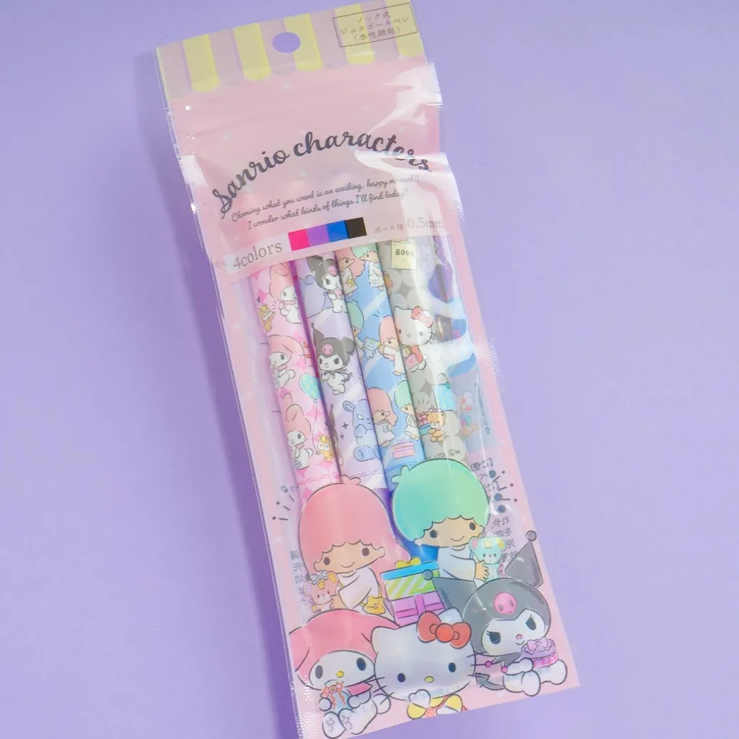 Sanrio Characters 4-Color Pen Set
