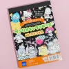 Sanrio Characters Coloring Pad with Black Background