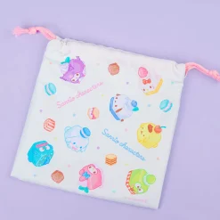 Sanrio Characters Cubed Sweets Drawstring Pouch