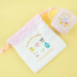 Sanrio Characters Cup & Drawstring Pouch Set